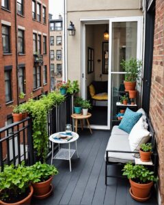 20 Cutest Tiny Patio Apartment Balconies