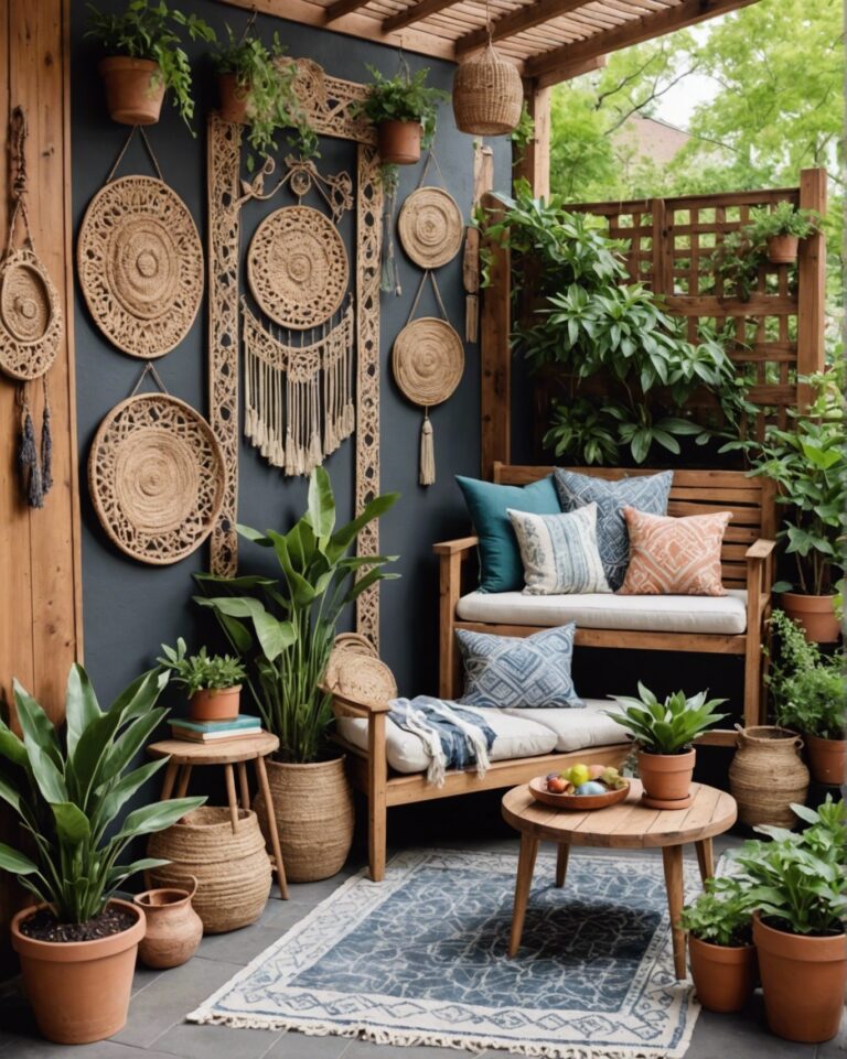 25 Boho Patio Wall Ideas You Have To Try
