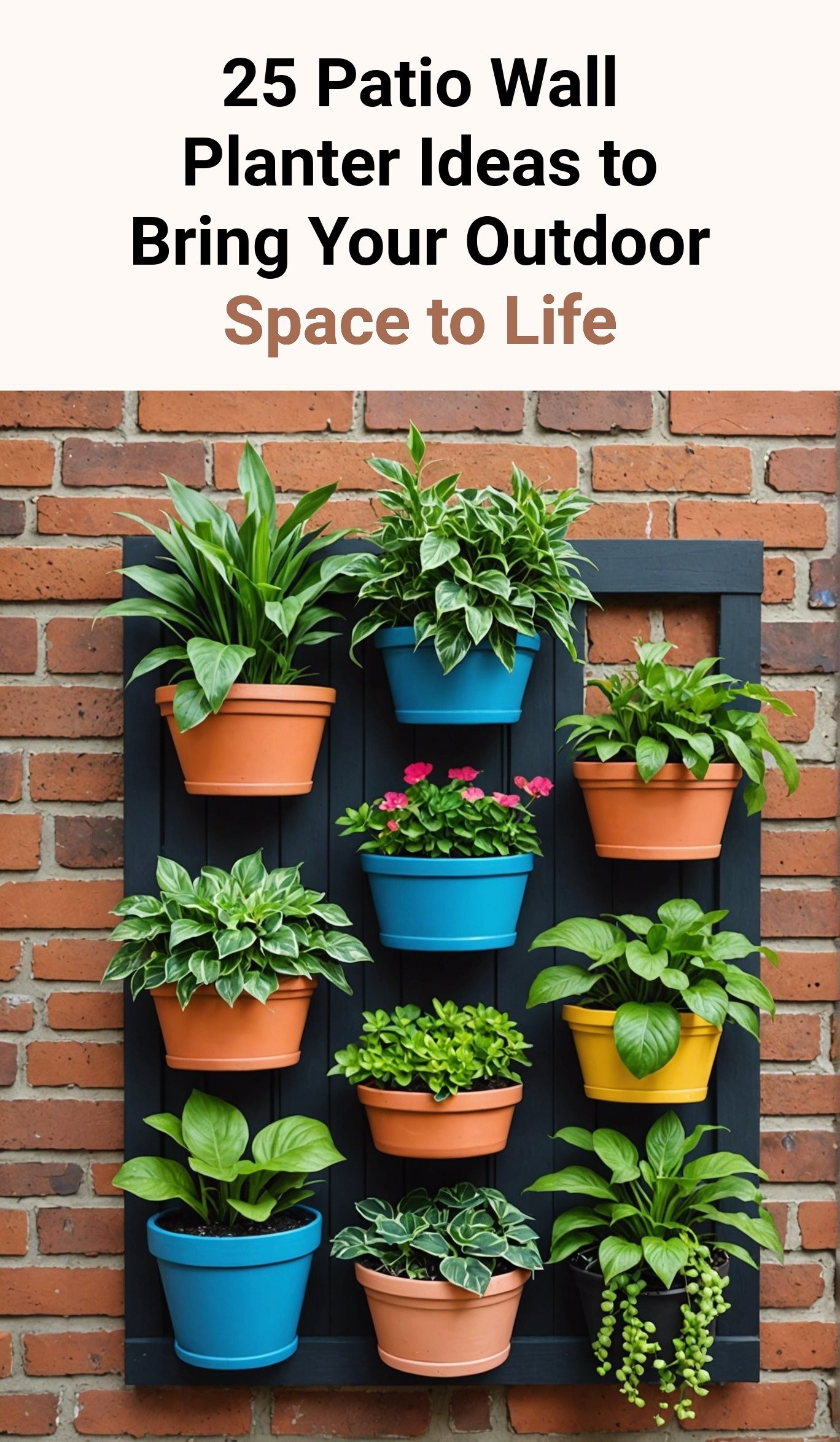 25 Patio Wall Planter Ideas to Bring Your Outdoor Space to Life