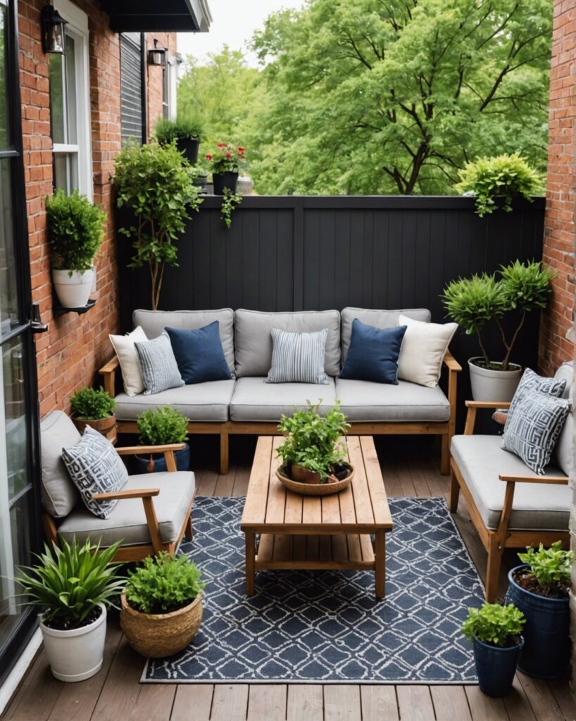 35 Trendy Small Patio Tile Ideas – ToolzView