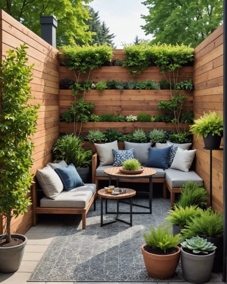 35 Modern Patio Wall Garden Ideas and Inspiration