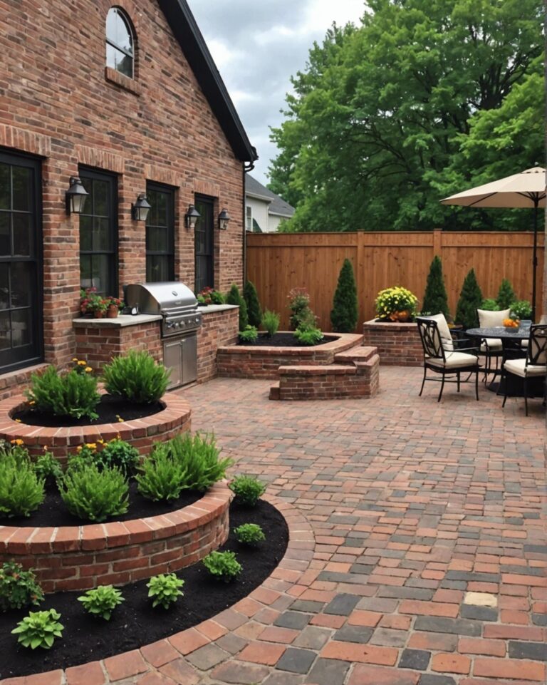 35 Stunning Brick Patio Wall Ideas for Your Next Project
