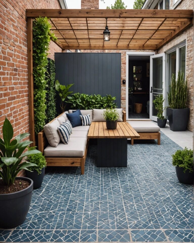 35 Trendy Small Patio Tile Ideas