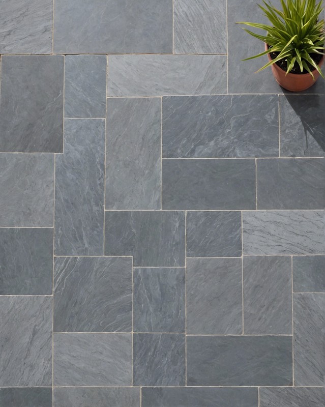 Azure Grey Limestone Tiles