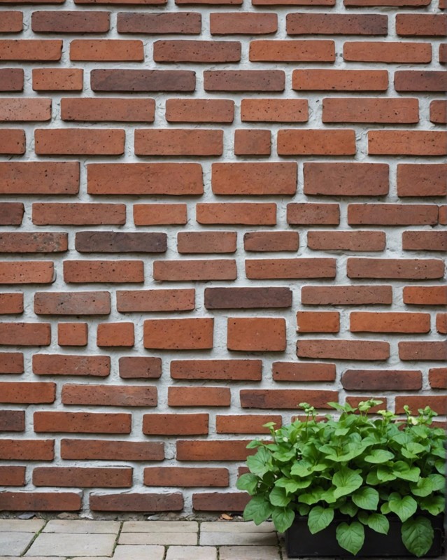 Brick Wall with Stone Coping