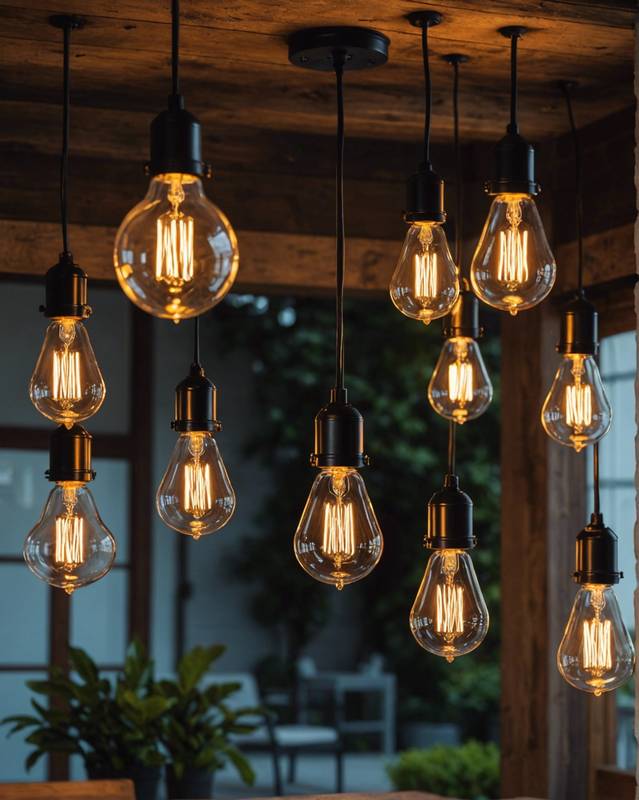 Edison Bulbs with Wire Cages