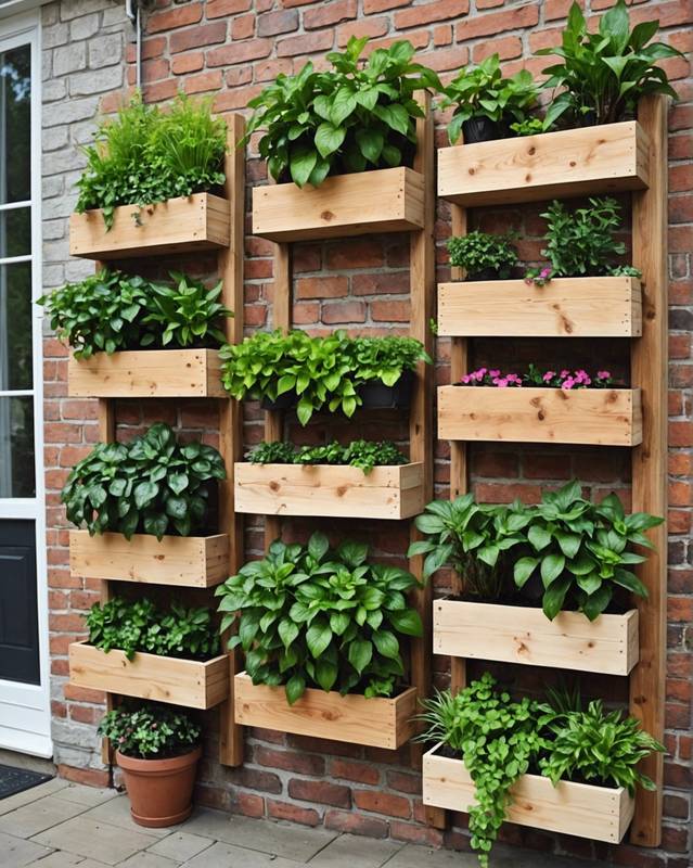 Hang a Planter Box for a Vertical Garden
