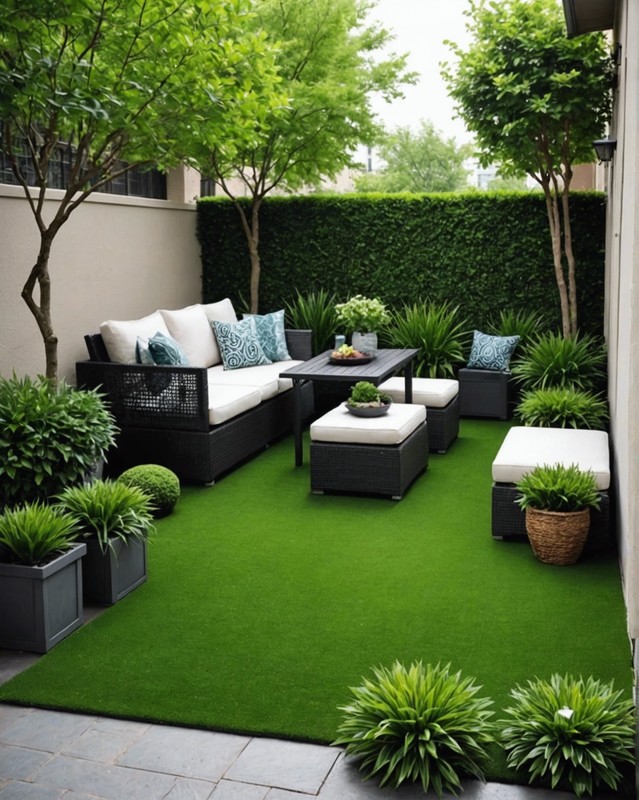 Install Artificial Turf for Greenery