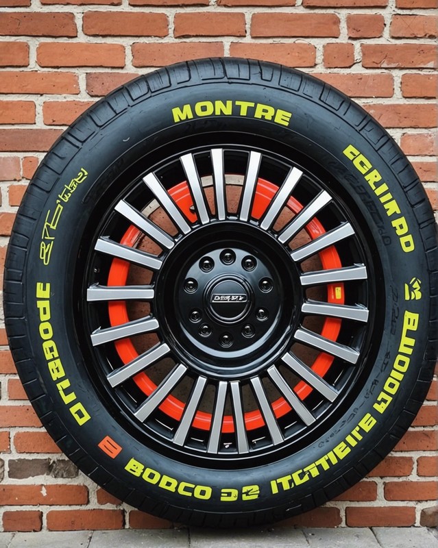 Painted Tire Wall Art