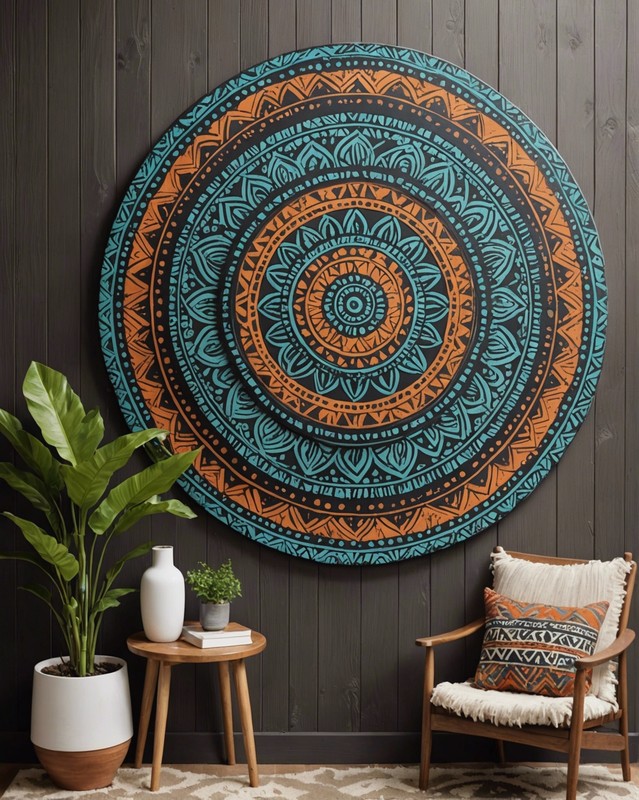 Painted Tribal Wall Art