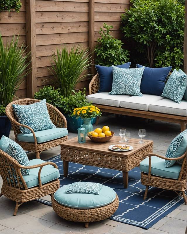 Place Outdoor Cushions and Pillows for Comfort