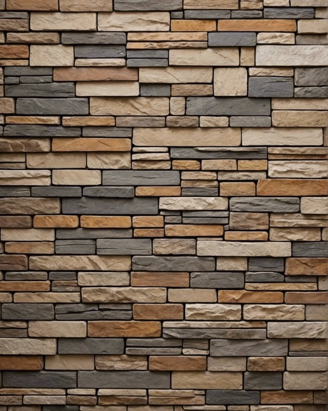 Stone and Shiplap Wall