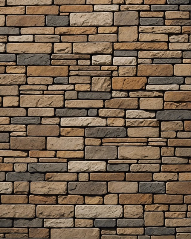 Stone Veneer Wall