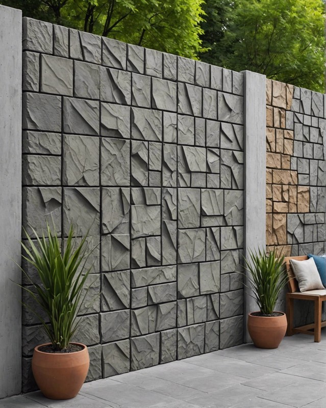 Textured Concrete Wall Art
