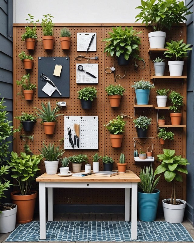 Use a Pegboard for Organization