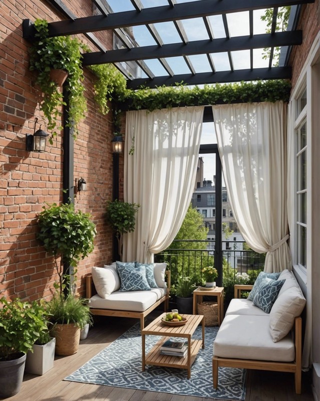 Use Curtains or a Canopy for Privacy