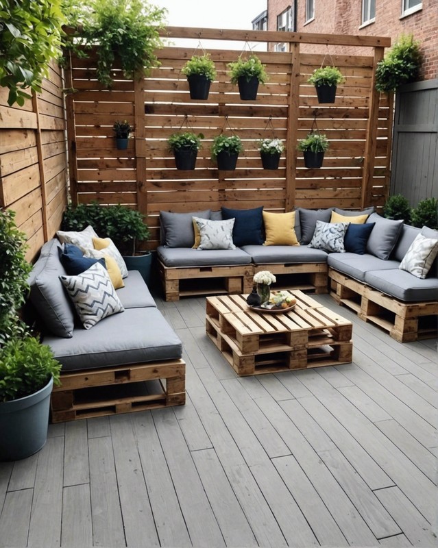 Use DIY Pallets for Seating