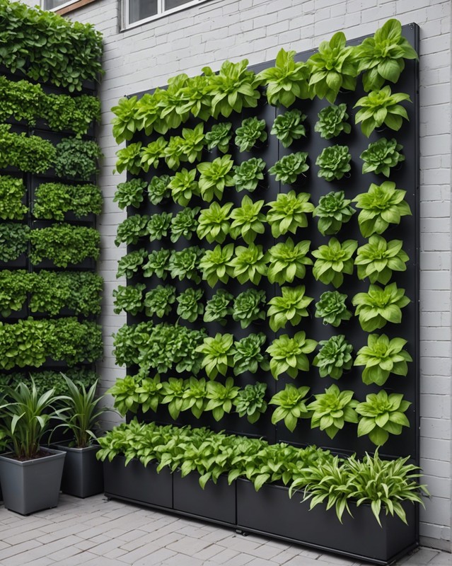 Vertical Hydroponic Wall