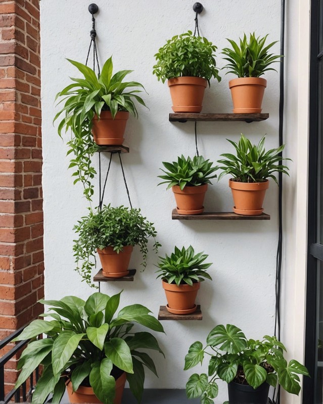 Wall-Mounted Plant Shelf