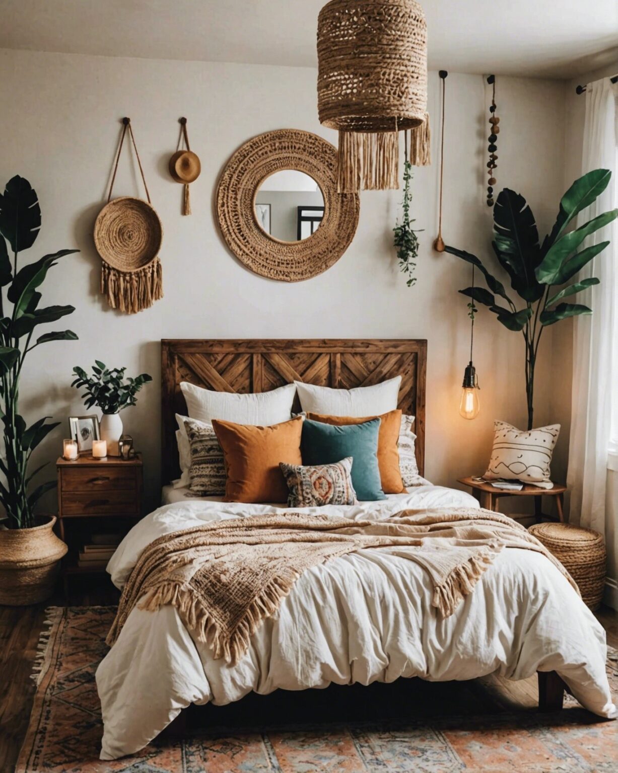 20 Small Boho Style Bedroom Ideas To Make Your Room Feel Bigger ToolzView