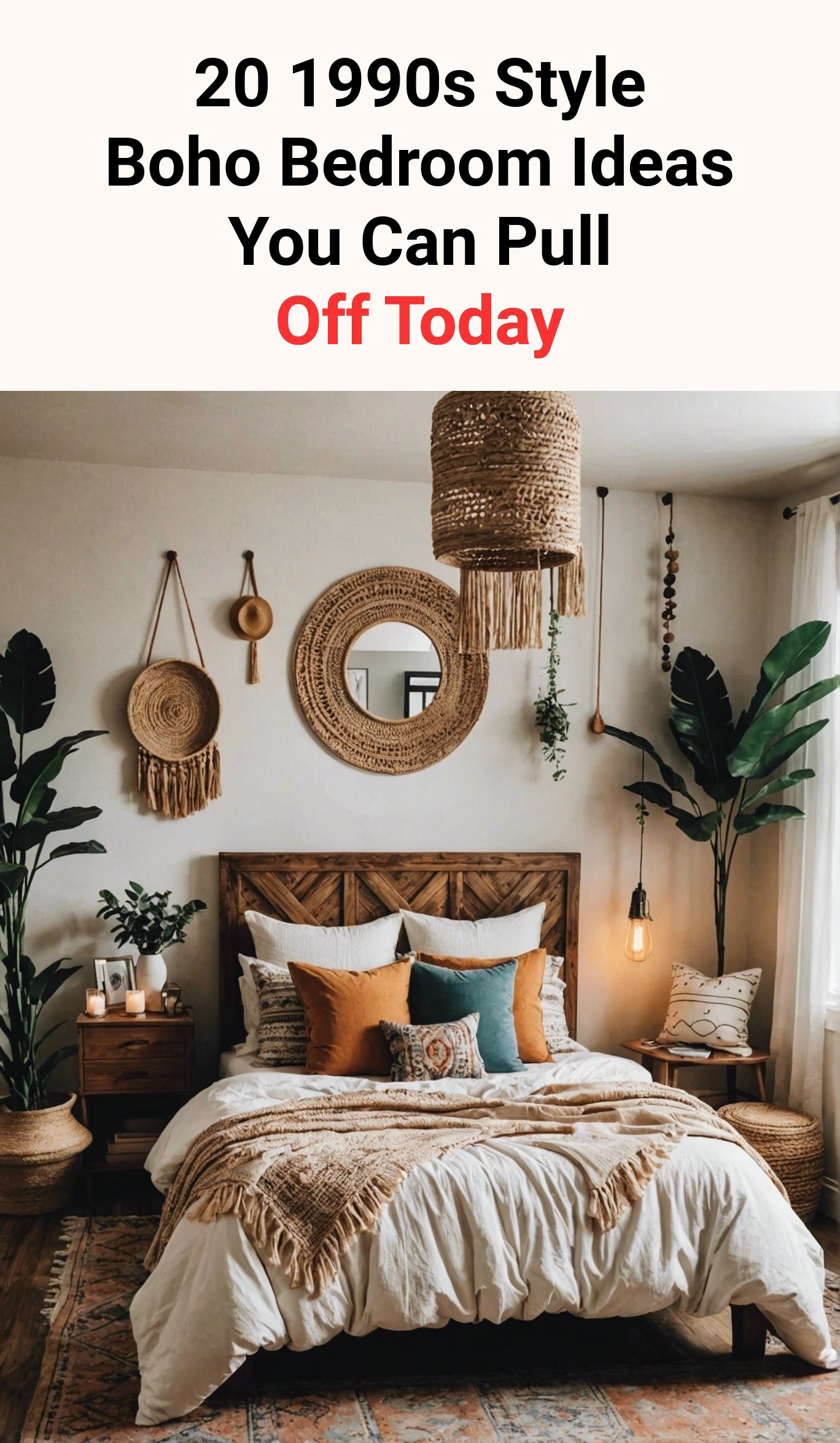 20 1990s Style Boho Bedroom Ideas You Can Pull Off Today