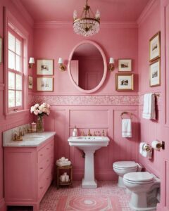 20 Adorable Pink Bathroom Decor Ideas