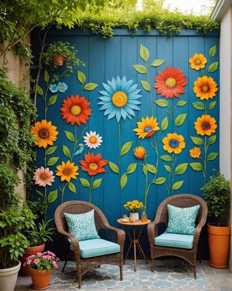 20 Amazing Patio Wall Painting Ideas And Inspiration