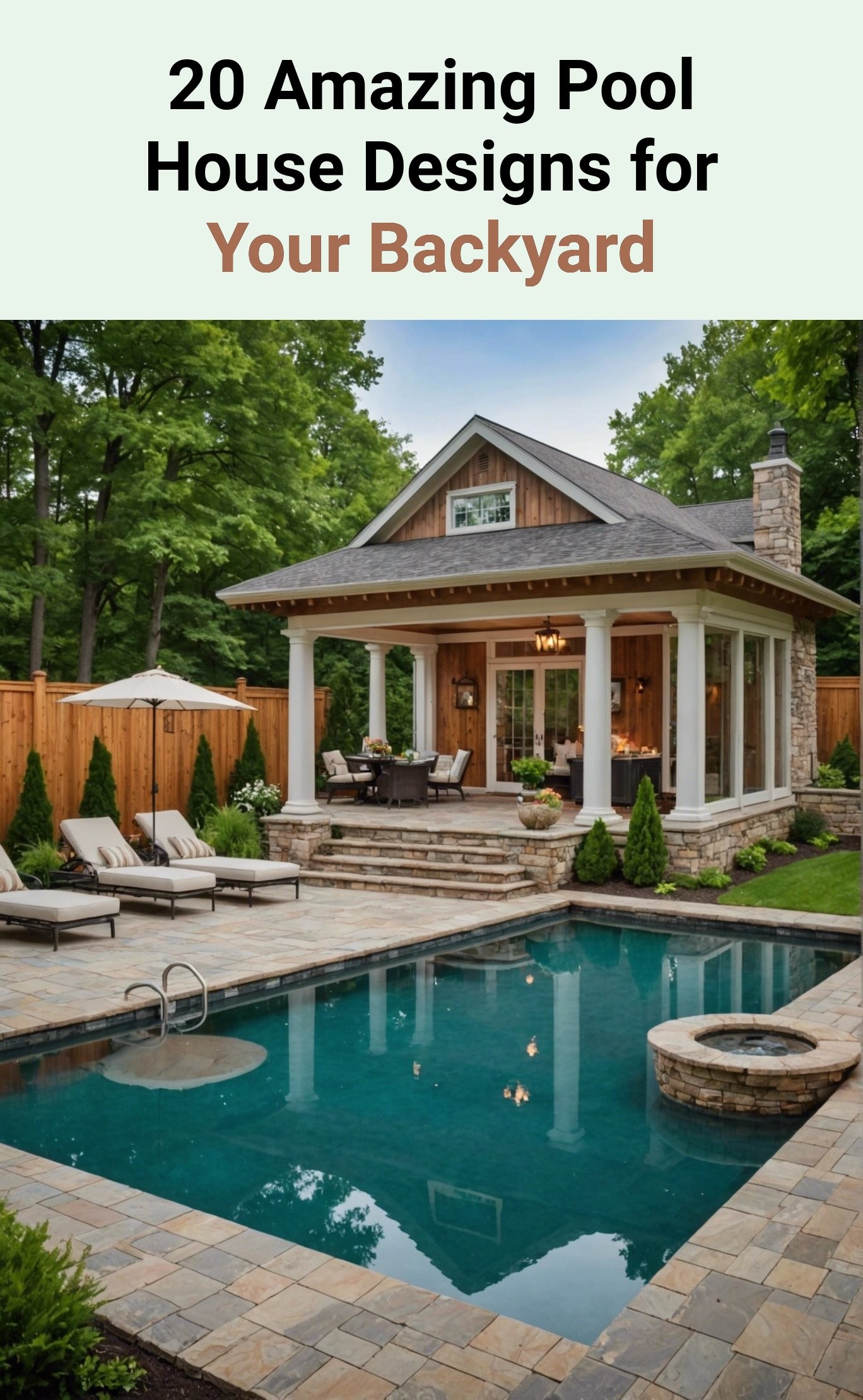 20 Amazing Pool House Designs for Your Backyard