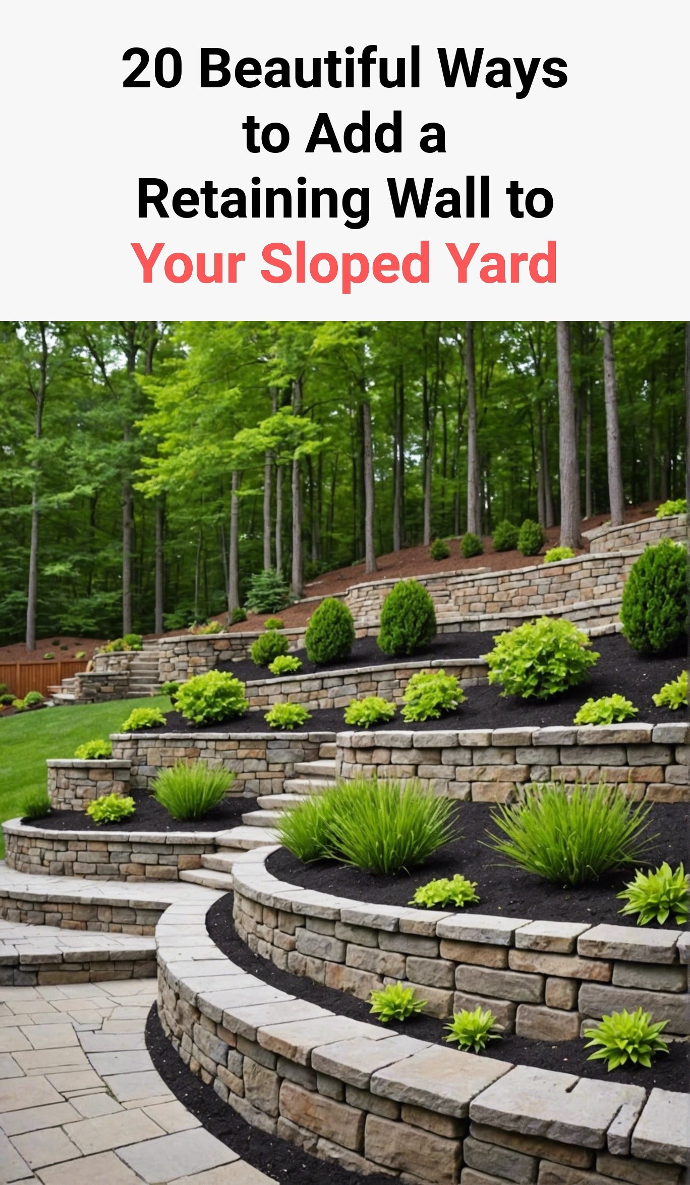 20 Beautiful Ways to Add a Retaining Wall to Your Sloped Yard