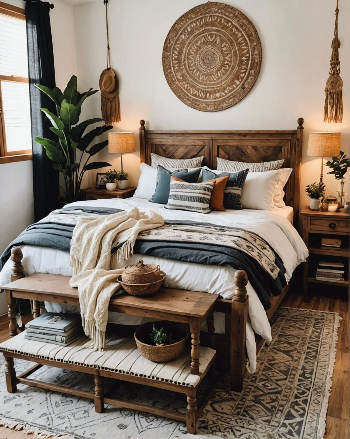 20 Black Boho Bedroom Ideas You Just Have To See – ToolzView