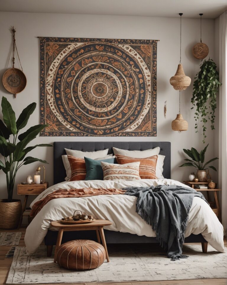 20 Boho Inspired Bedroom Wall Decor Ideas