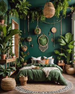 20 Boho Jungle Themed Bedroom Ideas That Are Jaw-Dropping