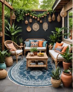 20 Boho Patio Ideas for The Perfect Outdoor Vibe