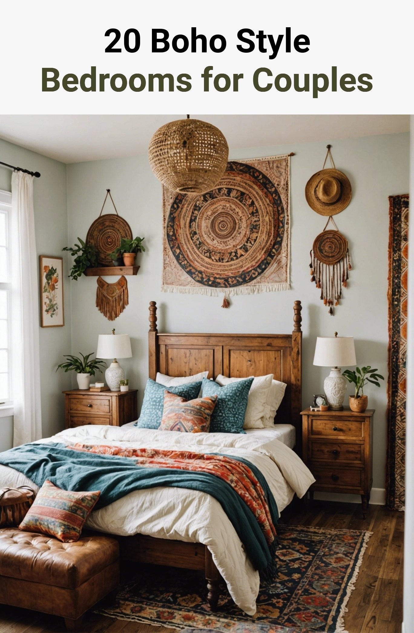 20 Boho Style Bedrooms for Couples