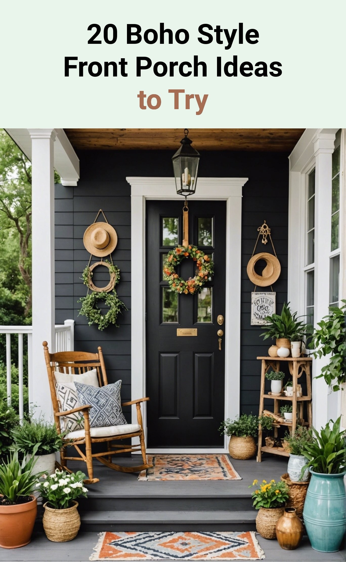 20 Boho Style Front Porch Ideas to Try