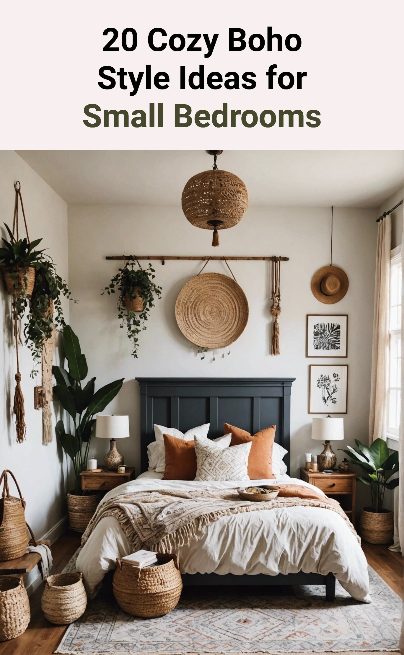 20 Cozy Boho Style Ideas for Small Bedrooms