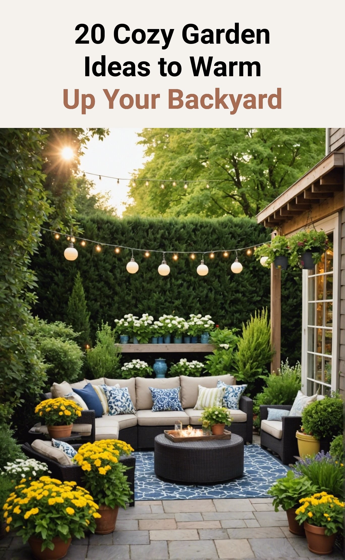 20 Cozy Garden Ideas to Warm Up Your Backyard