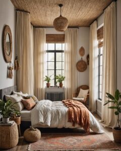 20 Curtain Ideas for Your Boho Themed Bedroom