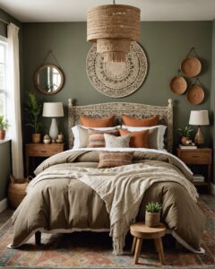 20 Earth Tone Boho Style Bedroom Ideas