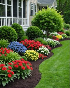 20 Gorgeous Front Yard Flower Bed Ideas