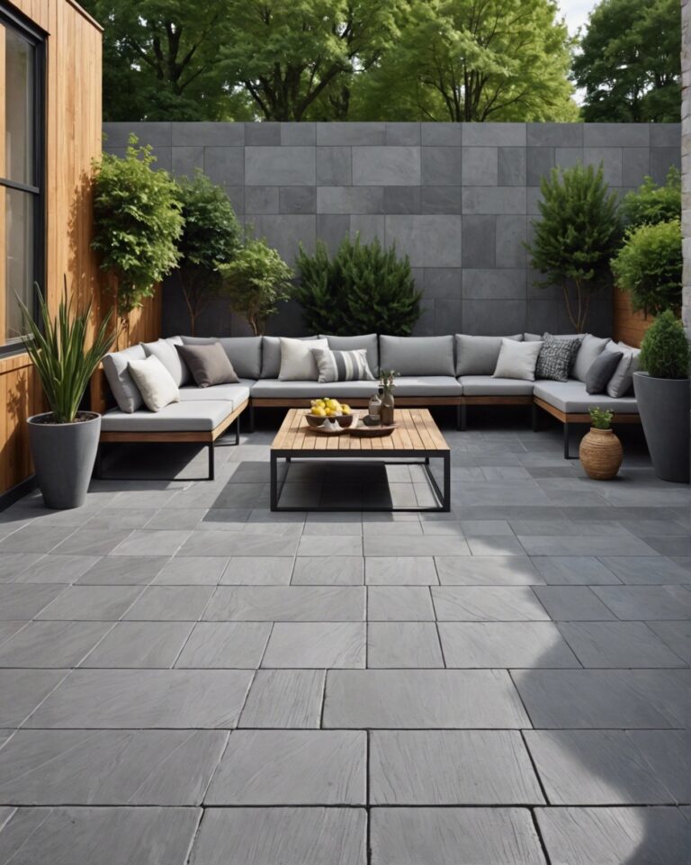 20 Grey Patio Tiles for a Trendy Industrial Style