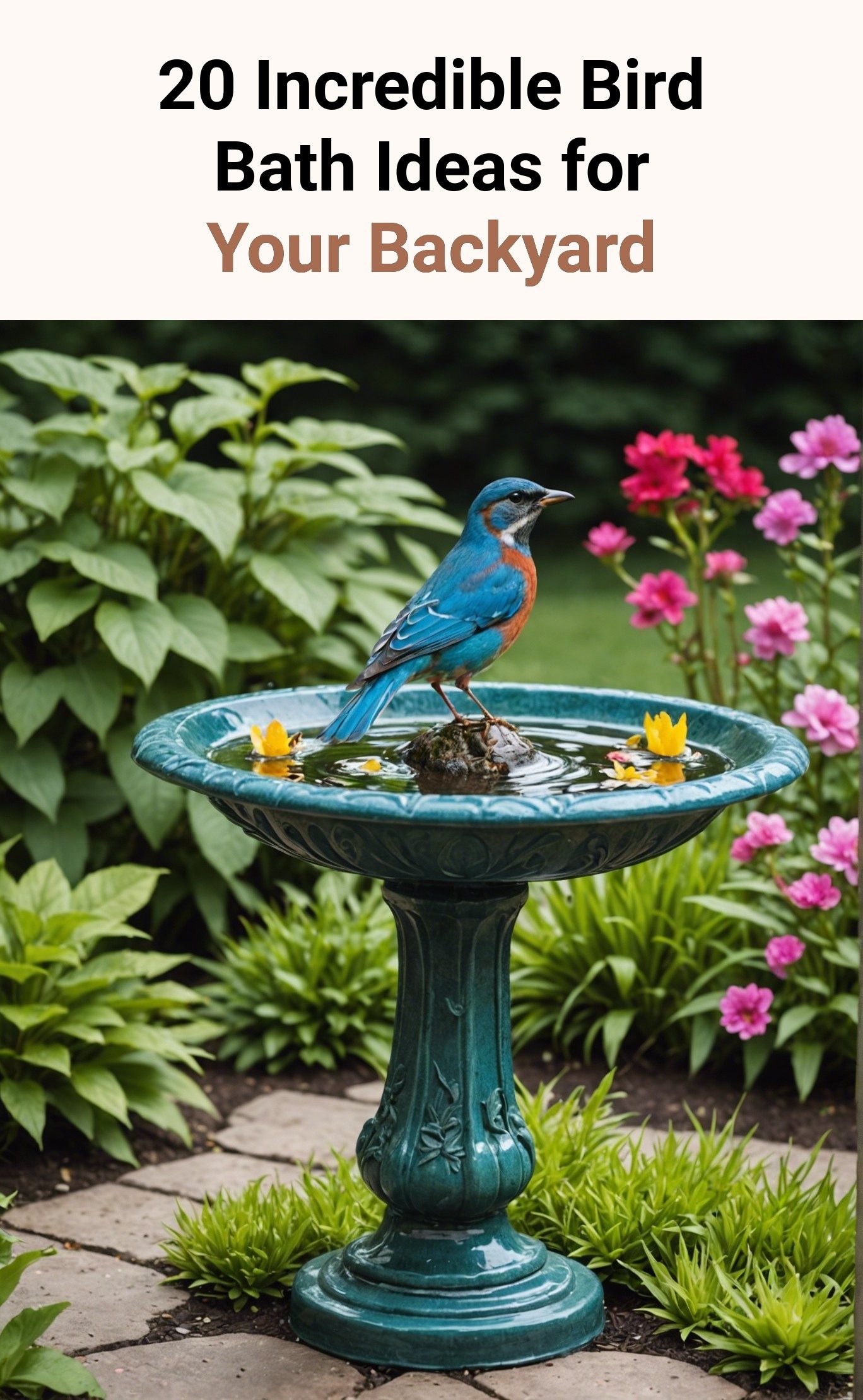 20 Incredible Bird Bath Ideas for Your Backyard