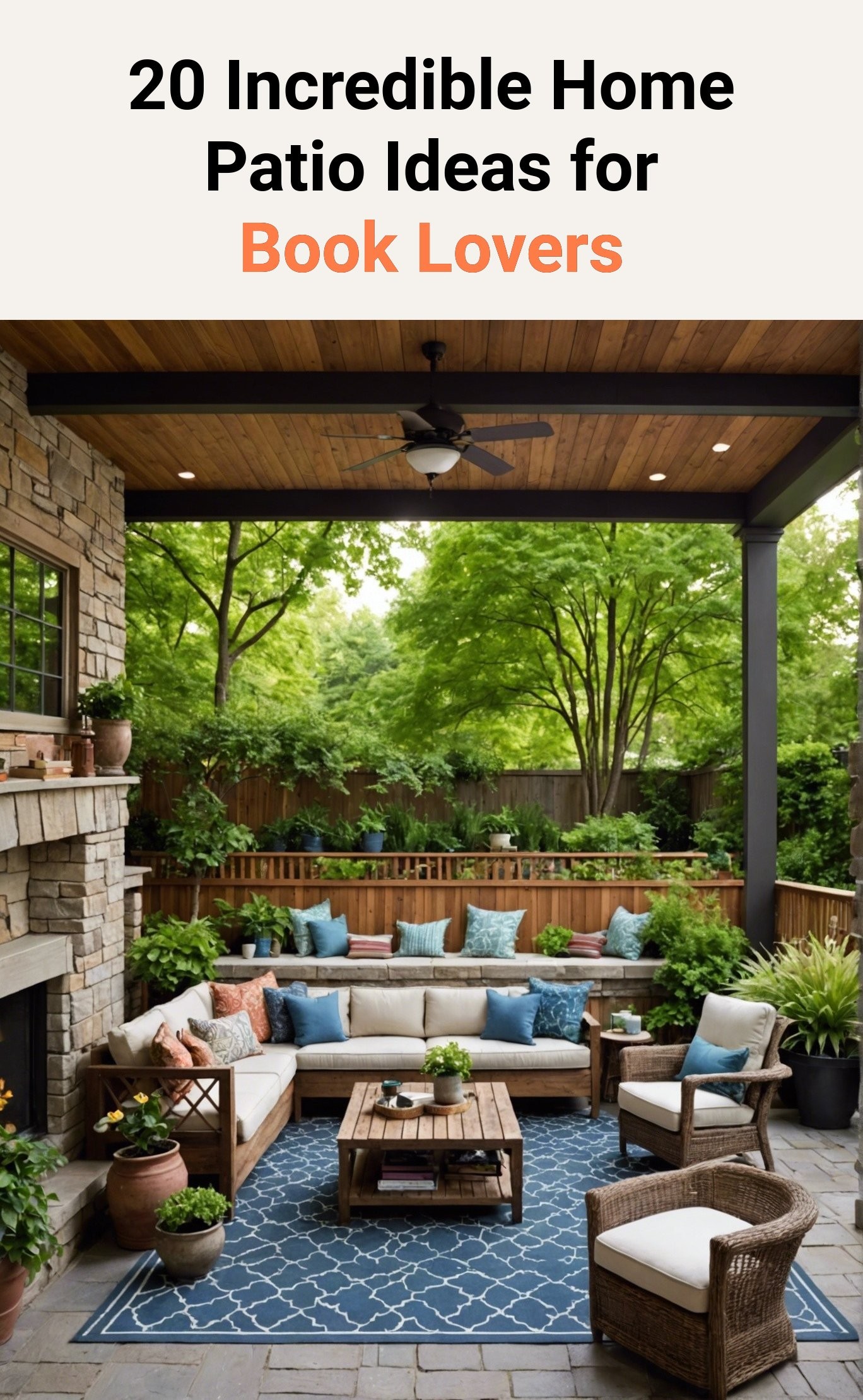 20 Incredible Home Patio Ideas for Book Lovers