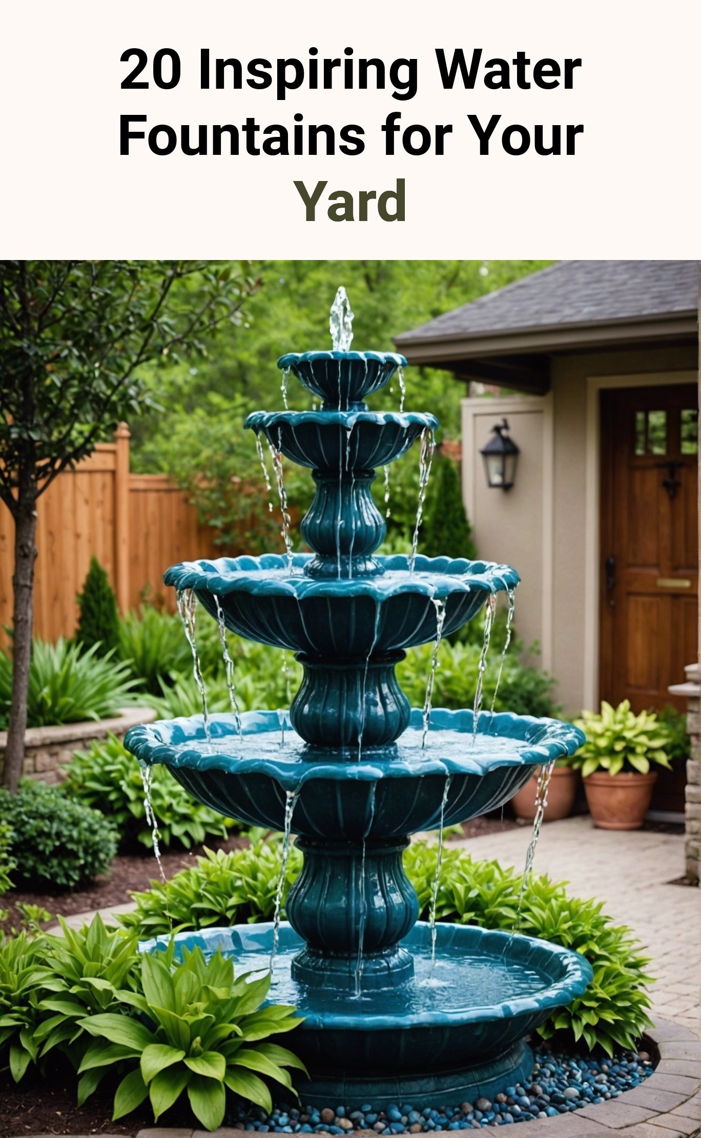 20 Inspiring Water Fountains for Your Yard