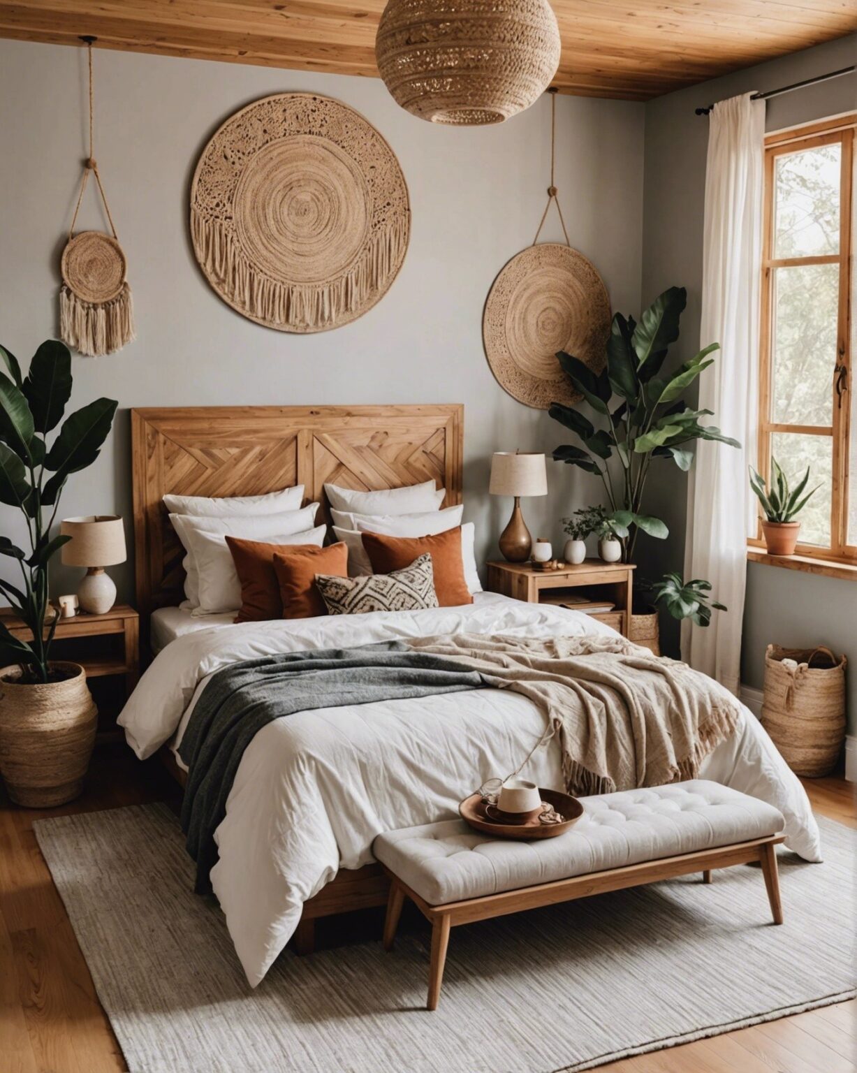 20 Stunning Ways To Get a Blue Boho Bedroom Style ToolzView