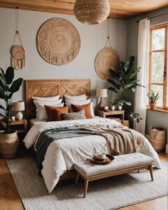 20 Japandi and Boho Infused Bedroom Decor Ideas