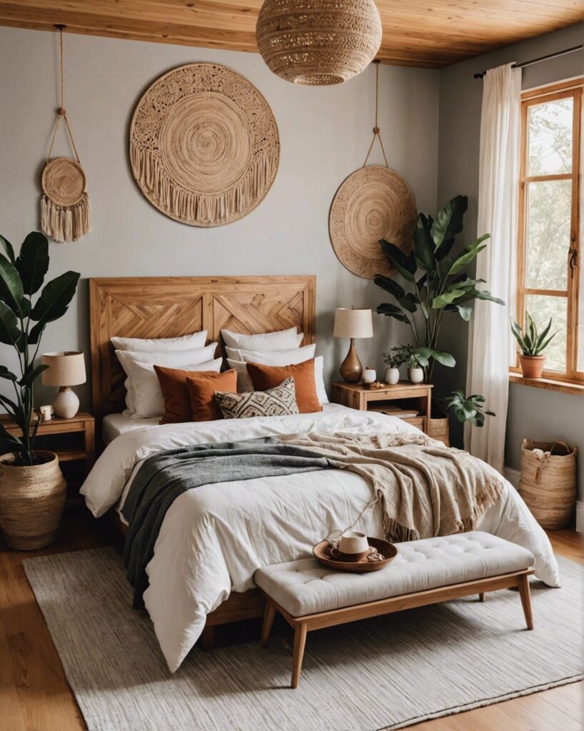 20 Stunning Ways To Get a Blue Boho Bedroom Style ToolzView