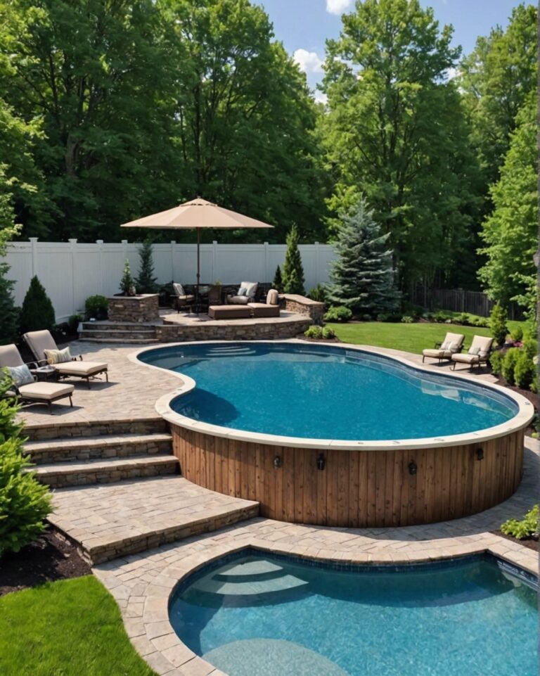 20 Jaw-Dropping Above Ground Pool Ideas for Your Backyard