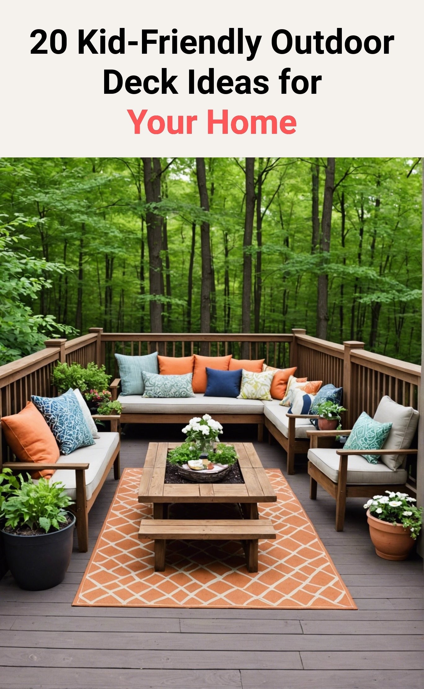 20 Kid-Friendly Outdoor Deck Ideas for Your Home