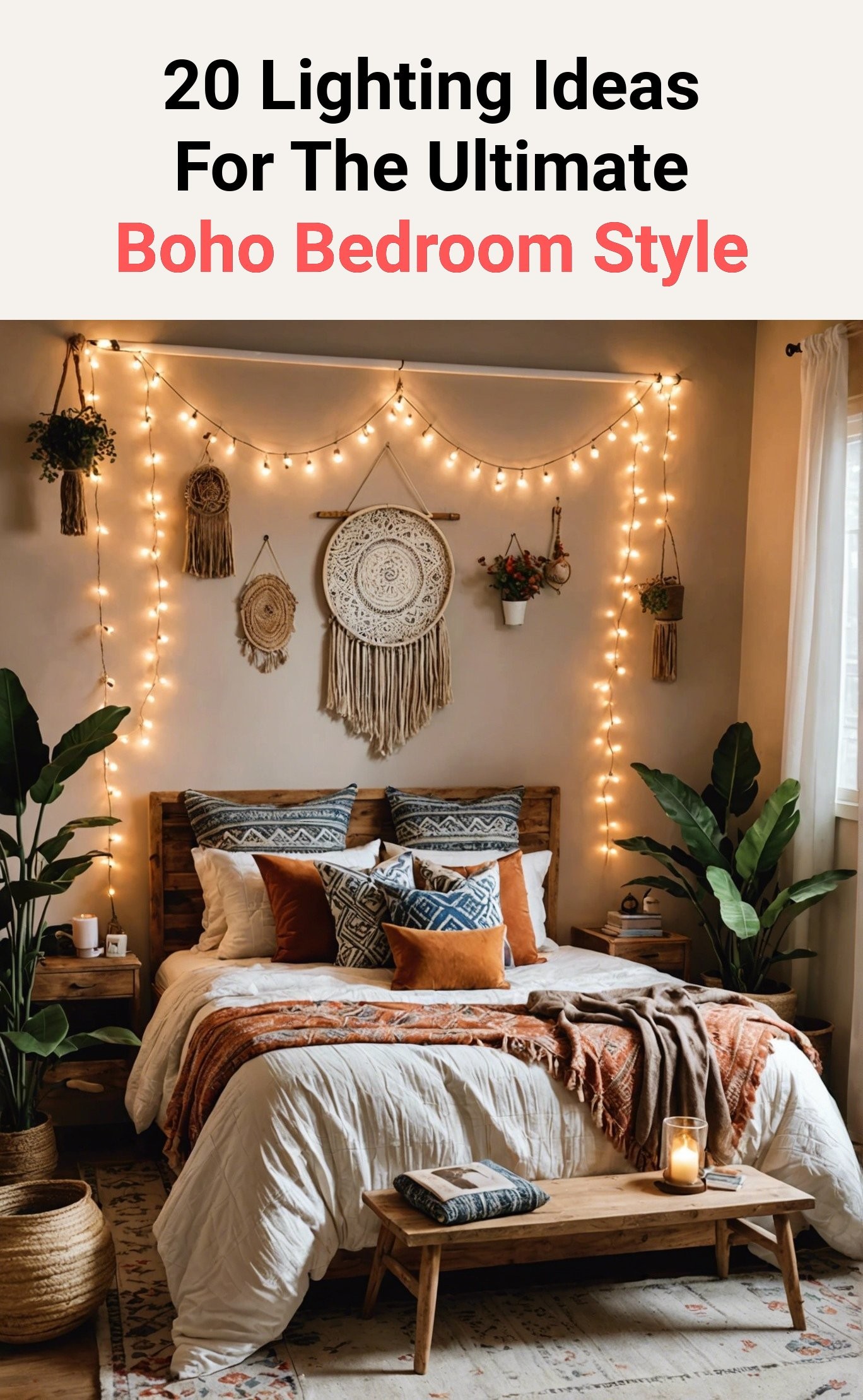 20 Lighting Ideas For The Ultimate Boho Bedroom Style